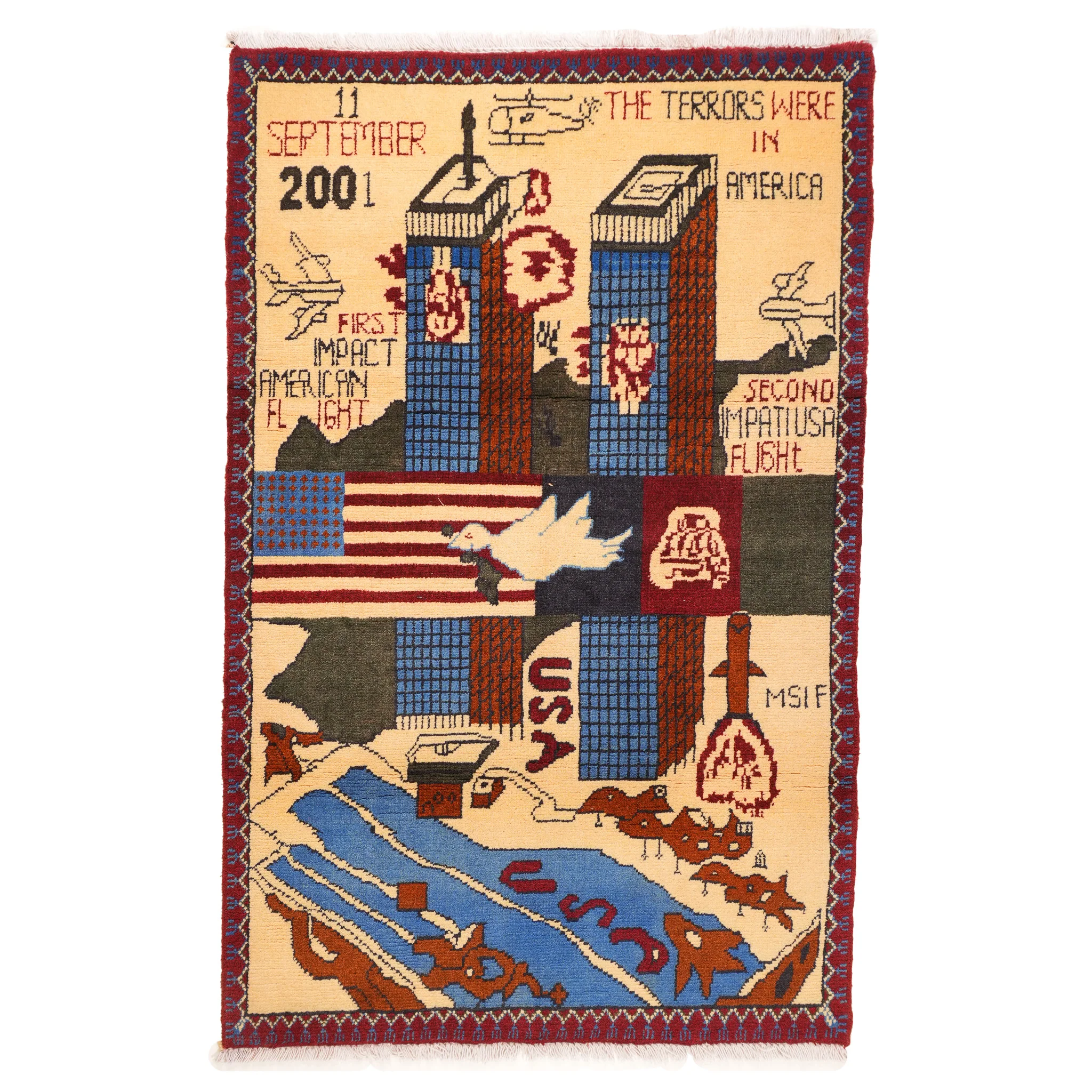 Afghan 9/11 Peace Rug - Image 5