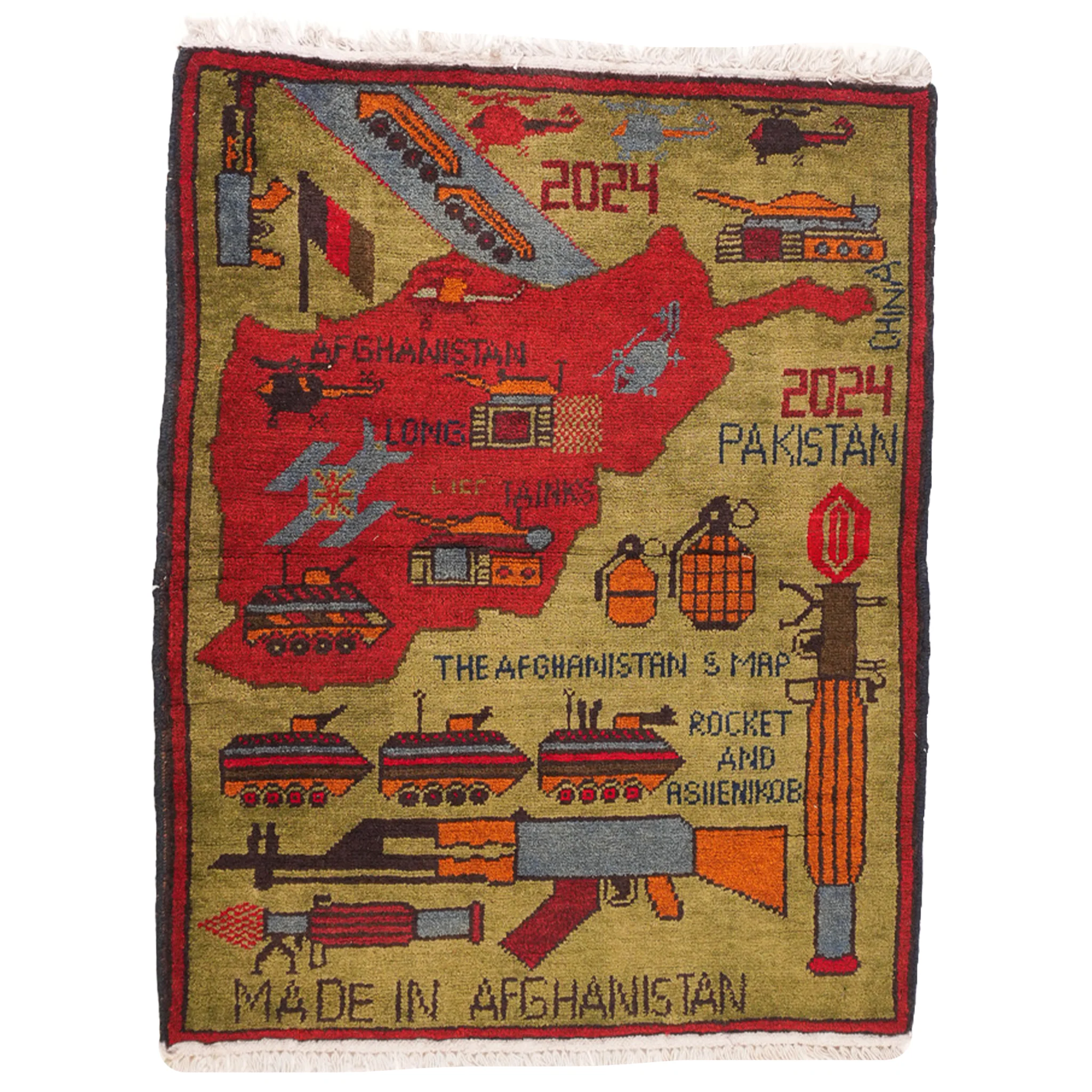 Afghan Campaign Pattern War Rug - Image 4