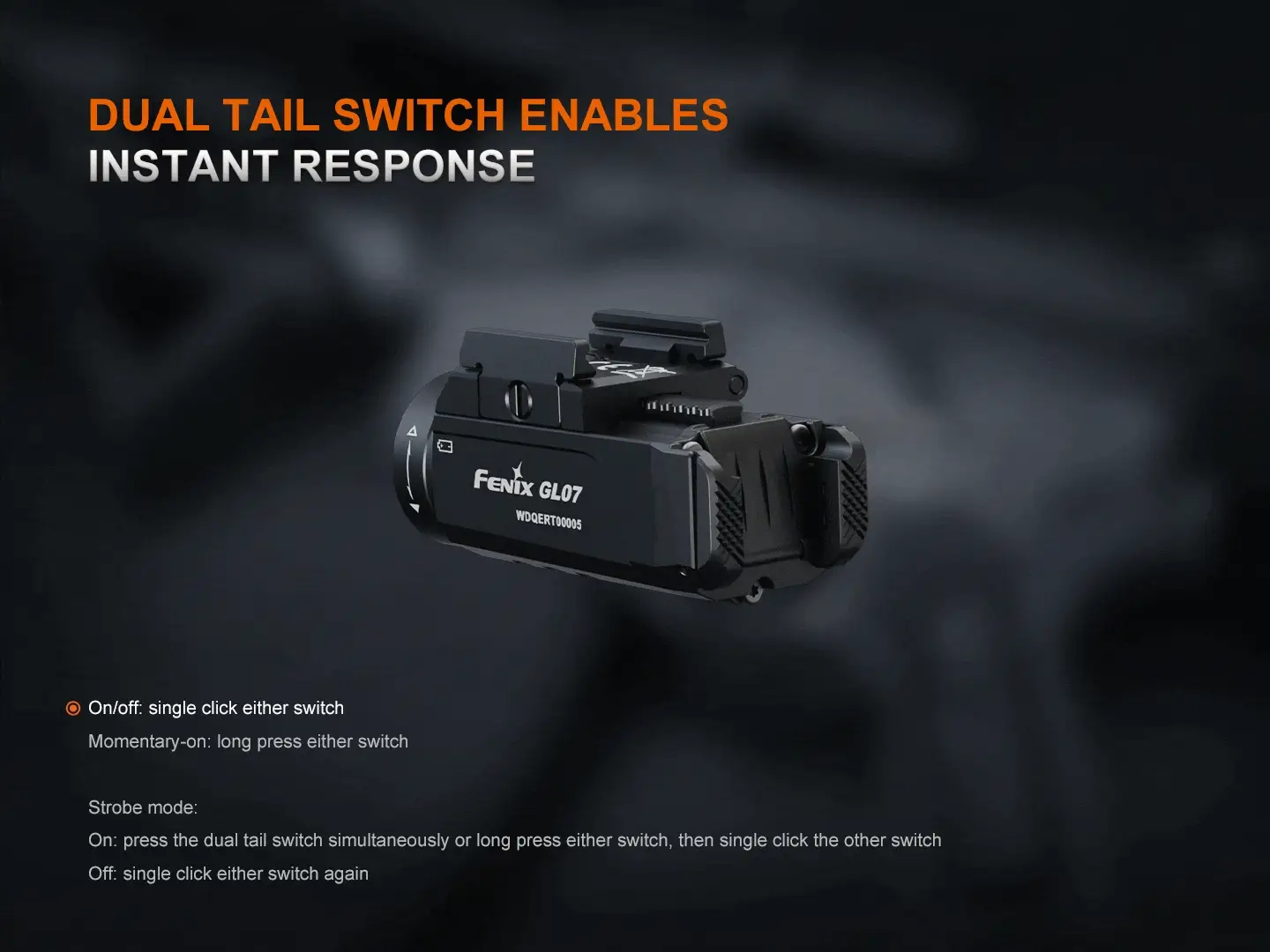 Fenix GL07 Quick Release Weapon Light - Image 5