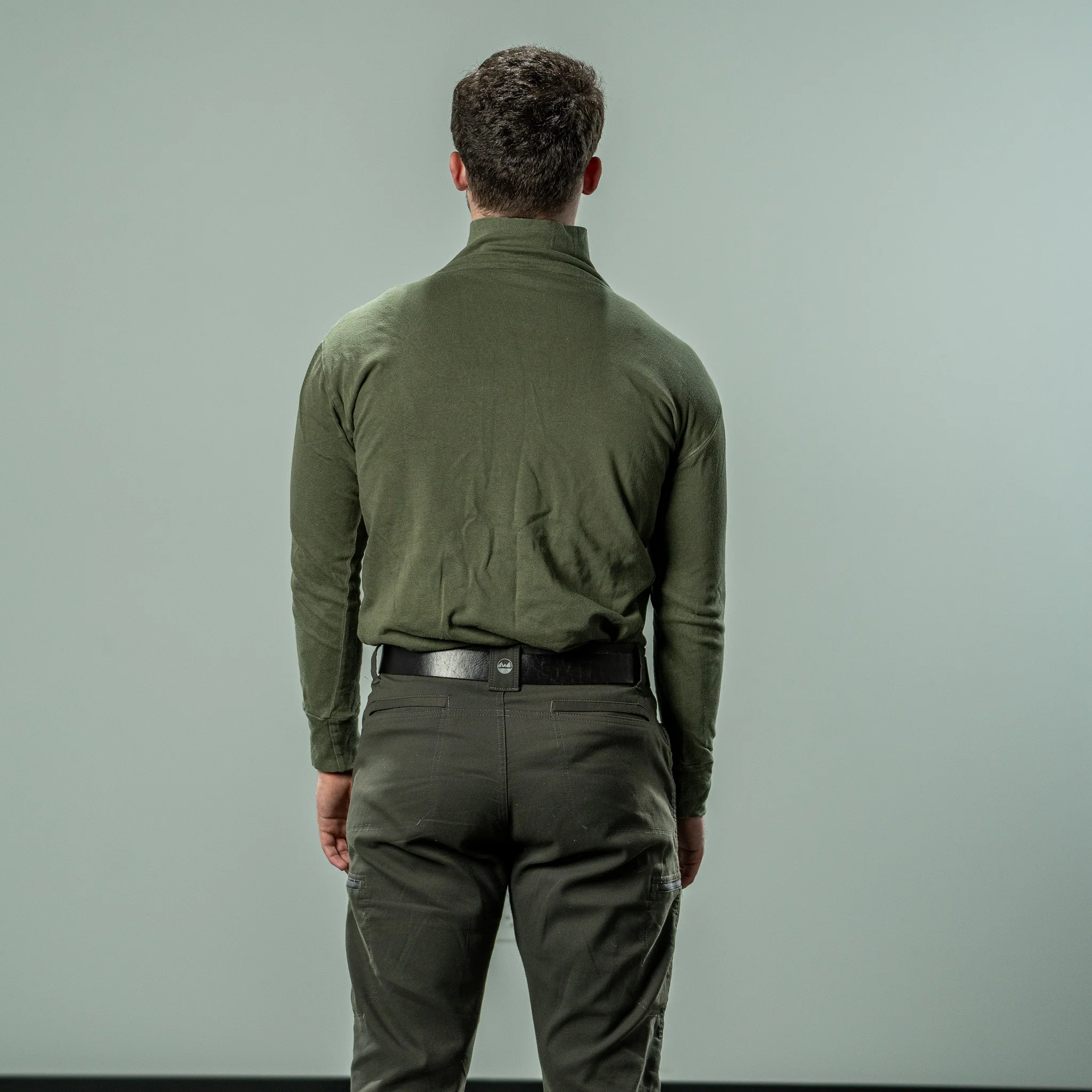Issued German OD Tricot Shirt - Image 5