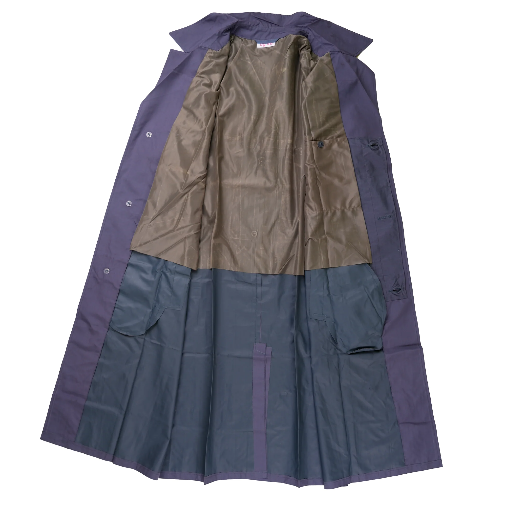 Issued East German Blue Raincoat - Image 2