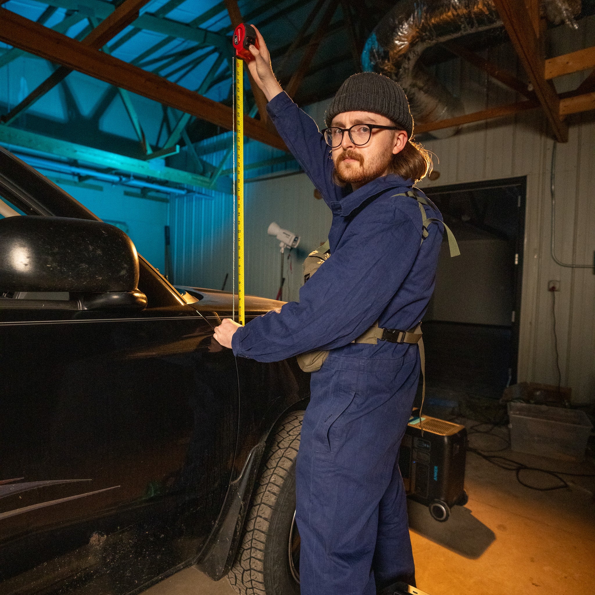 Issued German Blue Work Coverall - Image 3