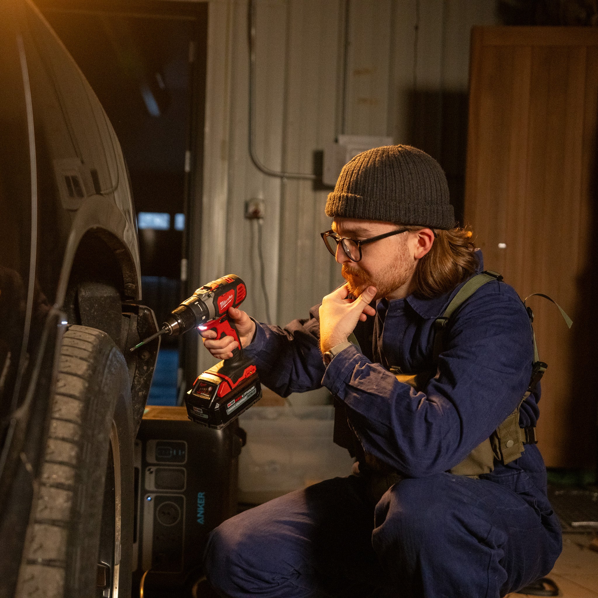 Issued German Blue Work Coverall - Image 5