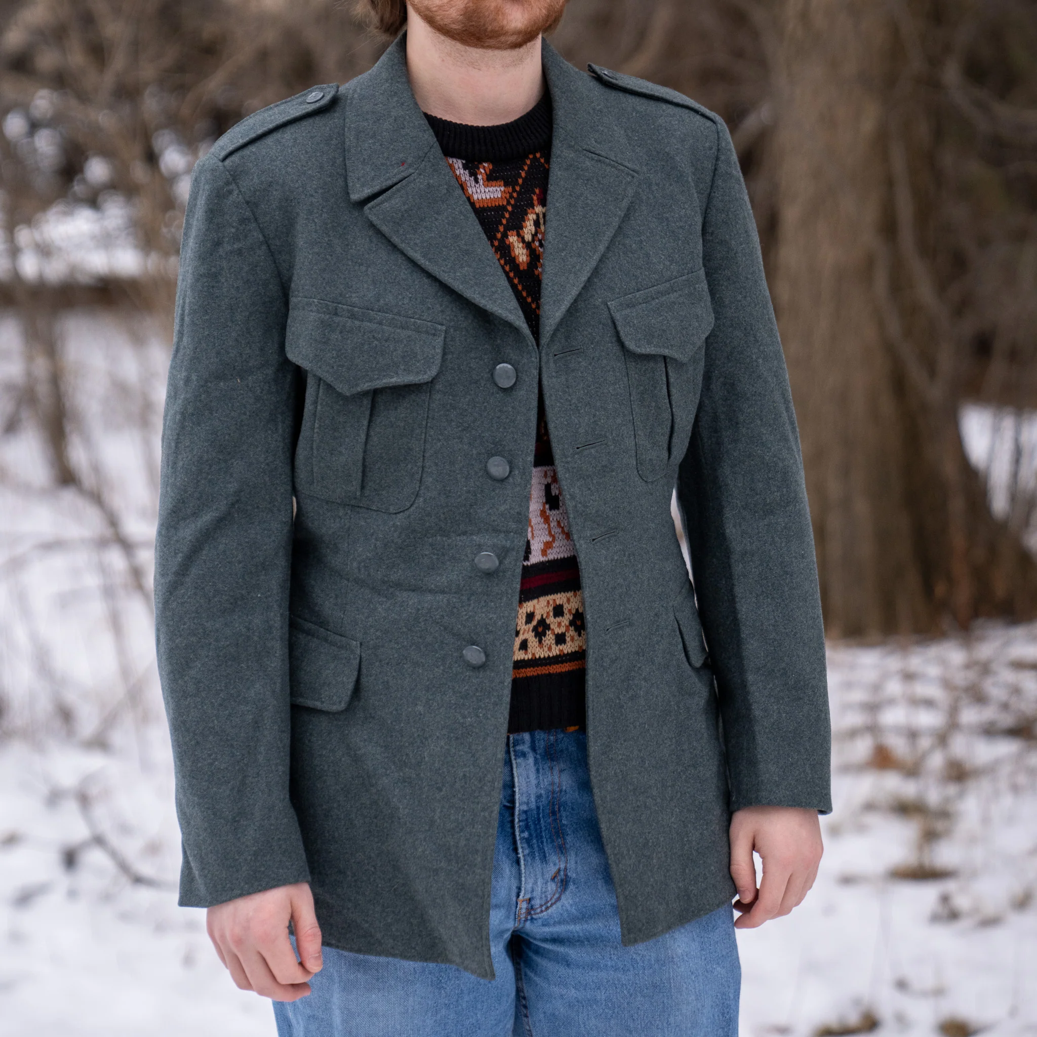 Issued Swiss Wool Jacket - Image 7