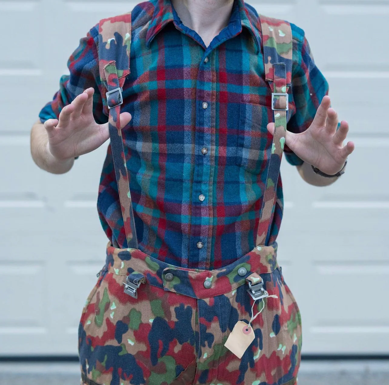 Issued TAZ 57 Alpenflage Field Pants w/Suspenders - Image 5