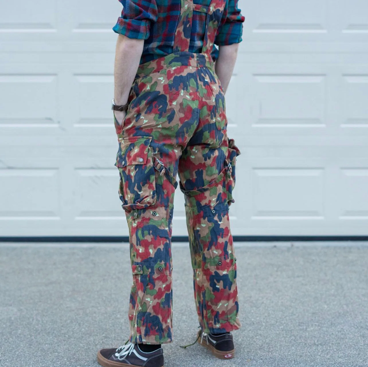 Issued TAZ 57 Alpenflage Field Pants w/Suspenders - Image 7