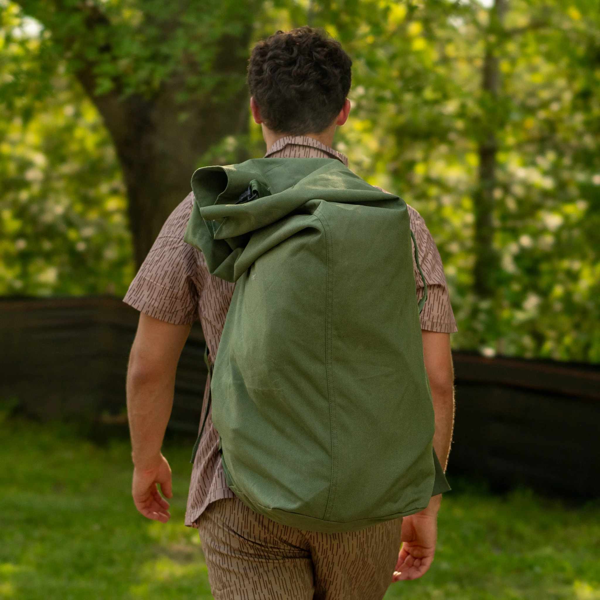 Issued USGI Double Strap Top Loading Duffle Bag - Image 3