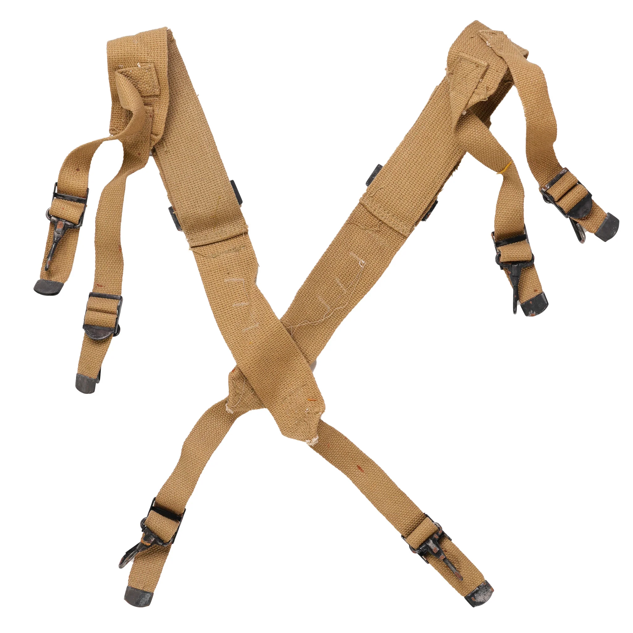 Issued Khaki Field Suspenders
