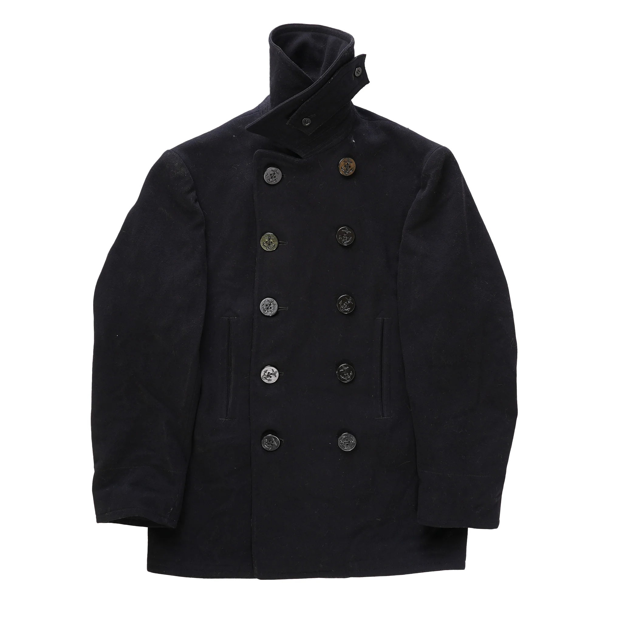 Issued Vintage US Navy Peacoat (40s-70s) - Image 6