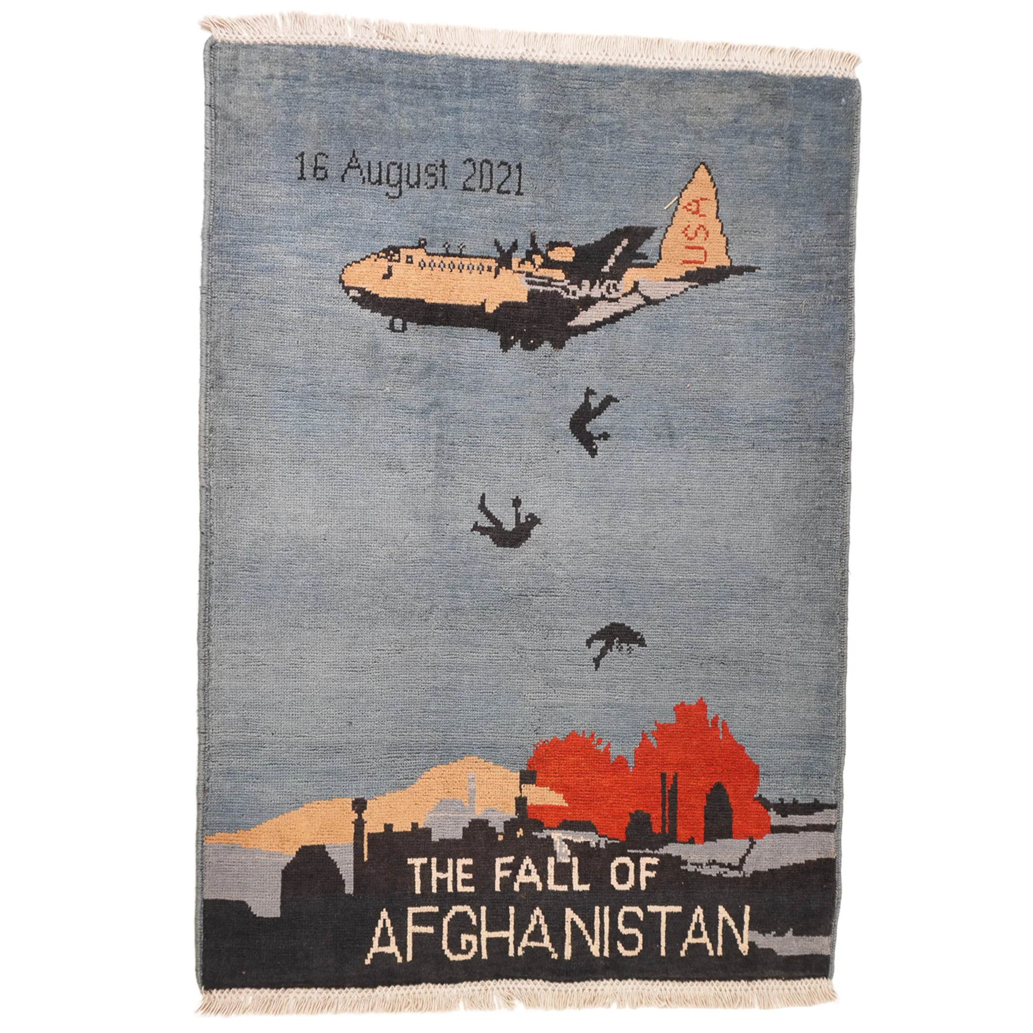 Large Fall of Afghanistan Rug - Image 6