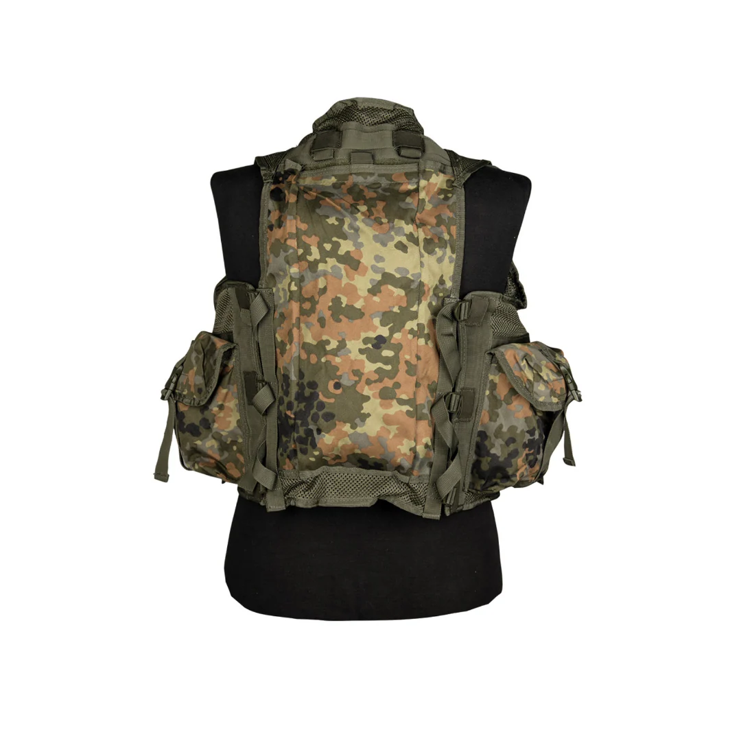 Mil-Tec Flecktarn 9-Pocket Tactical Vest - Image 2