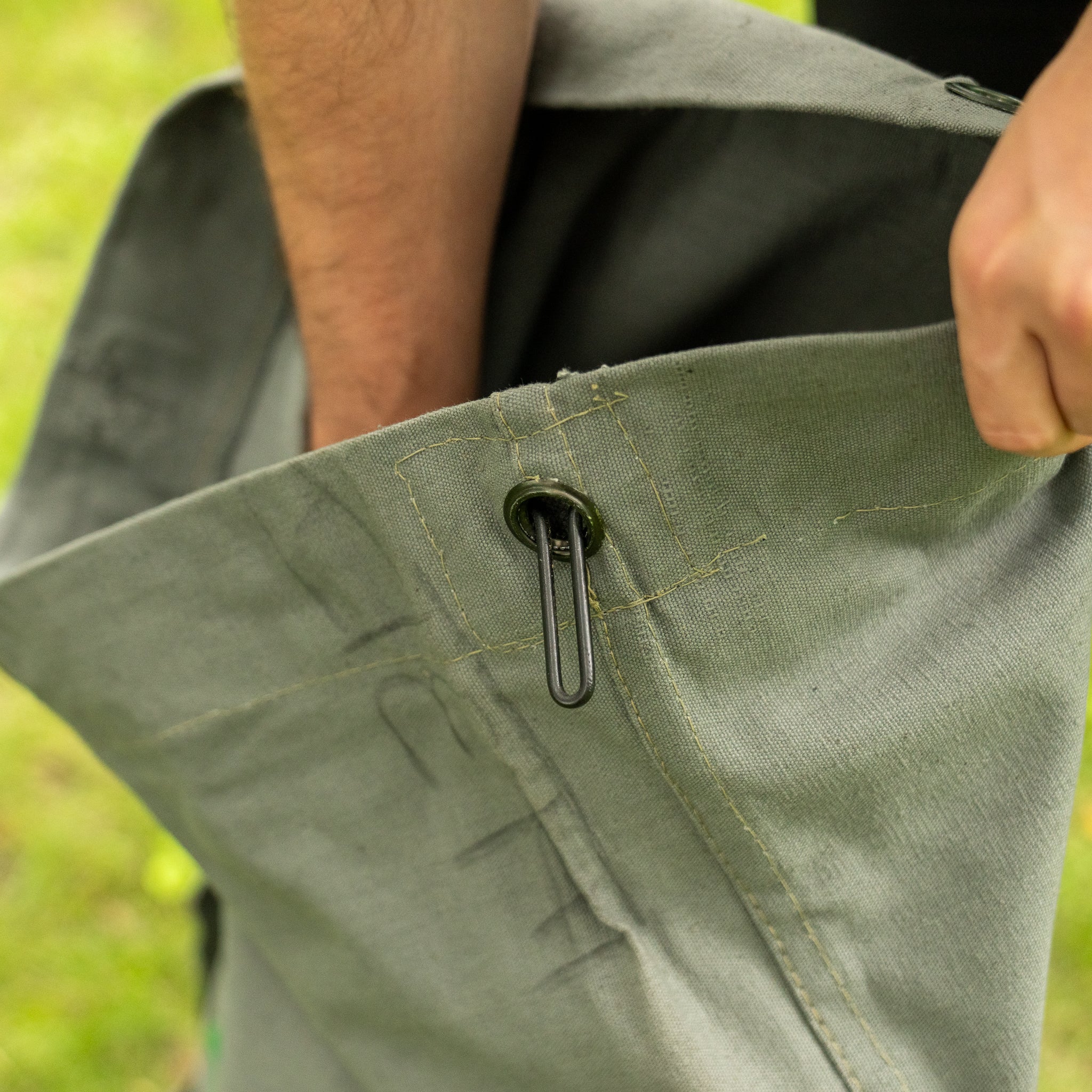 Greek Cotton Duffle Bag - Image 2