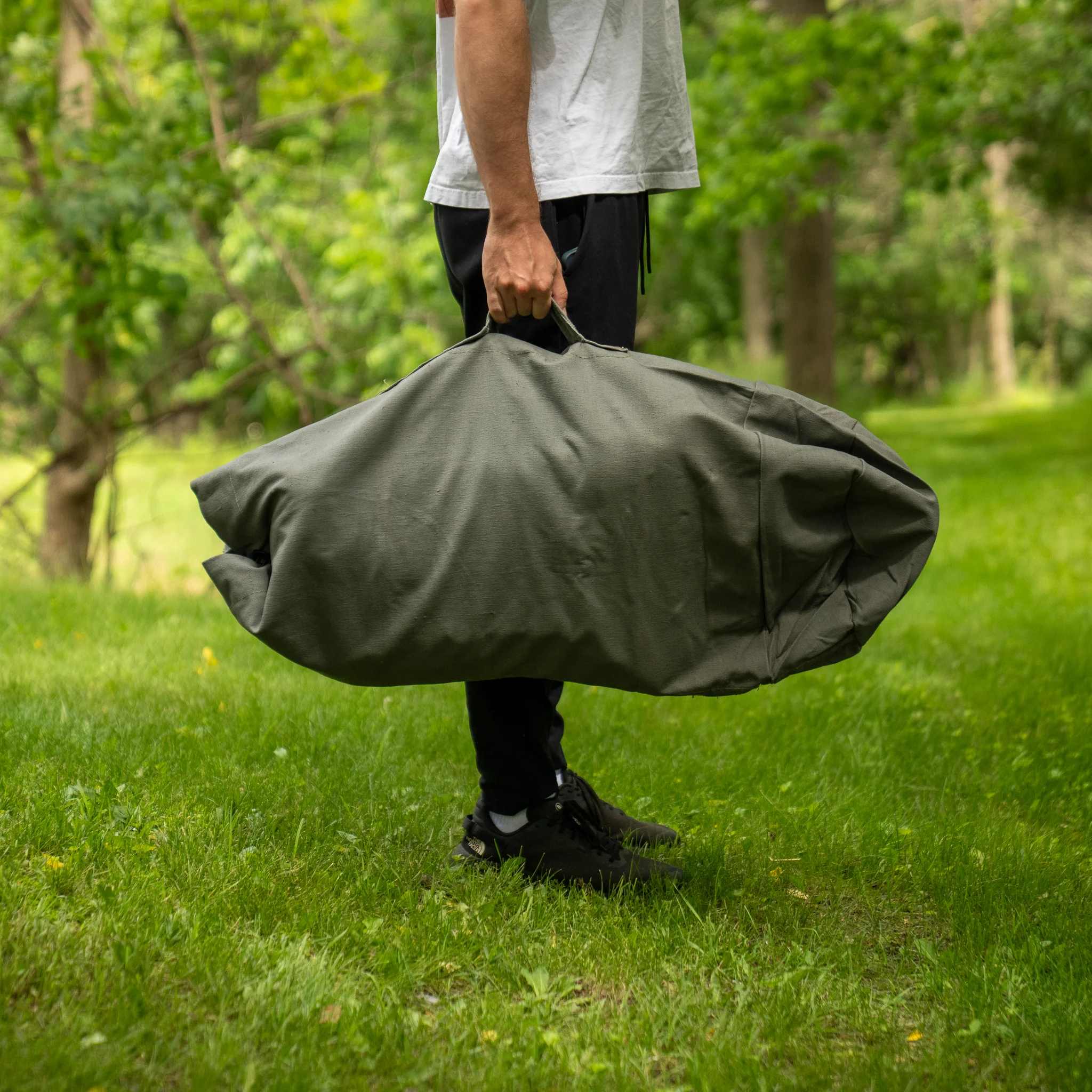 Greek Cotton Duffle Bag - Image 4