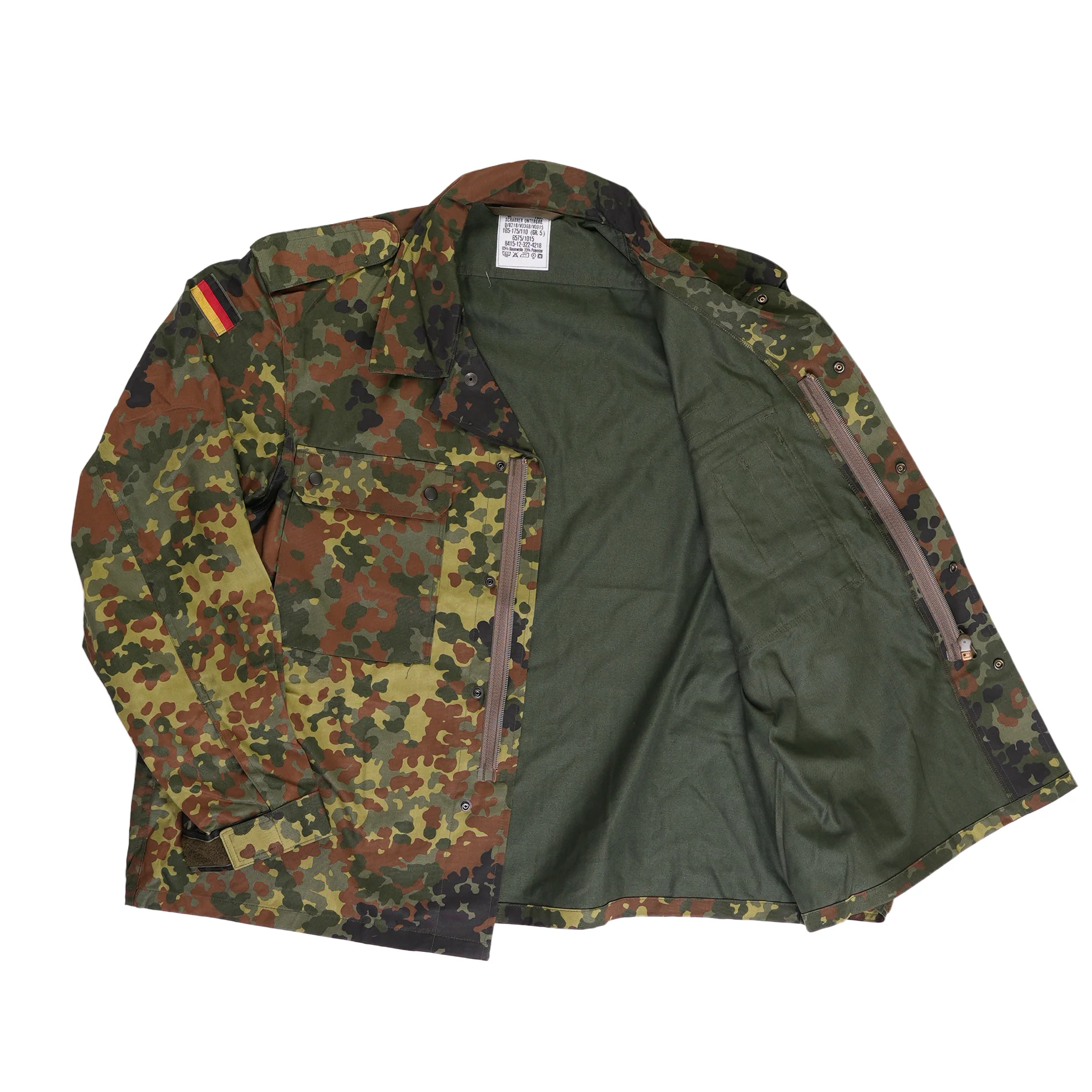 Unissued Bundeswehr Flecktarn Field Shirt - Image 2