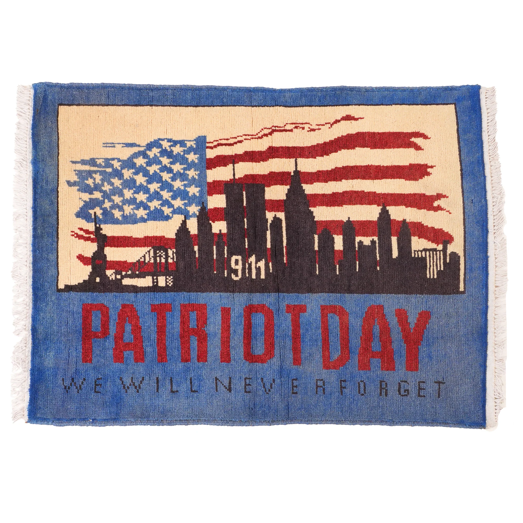 Large "PATRIOTDAY" 9/11 Remembrance Rug - Image 3
