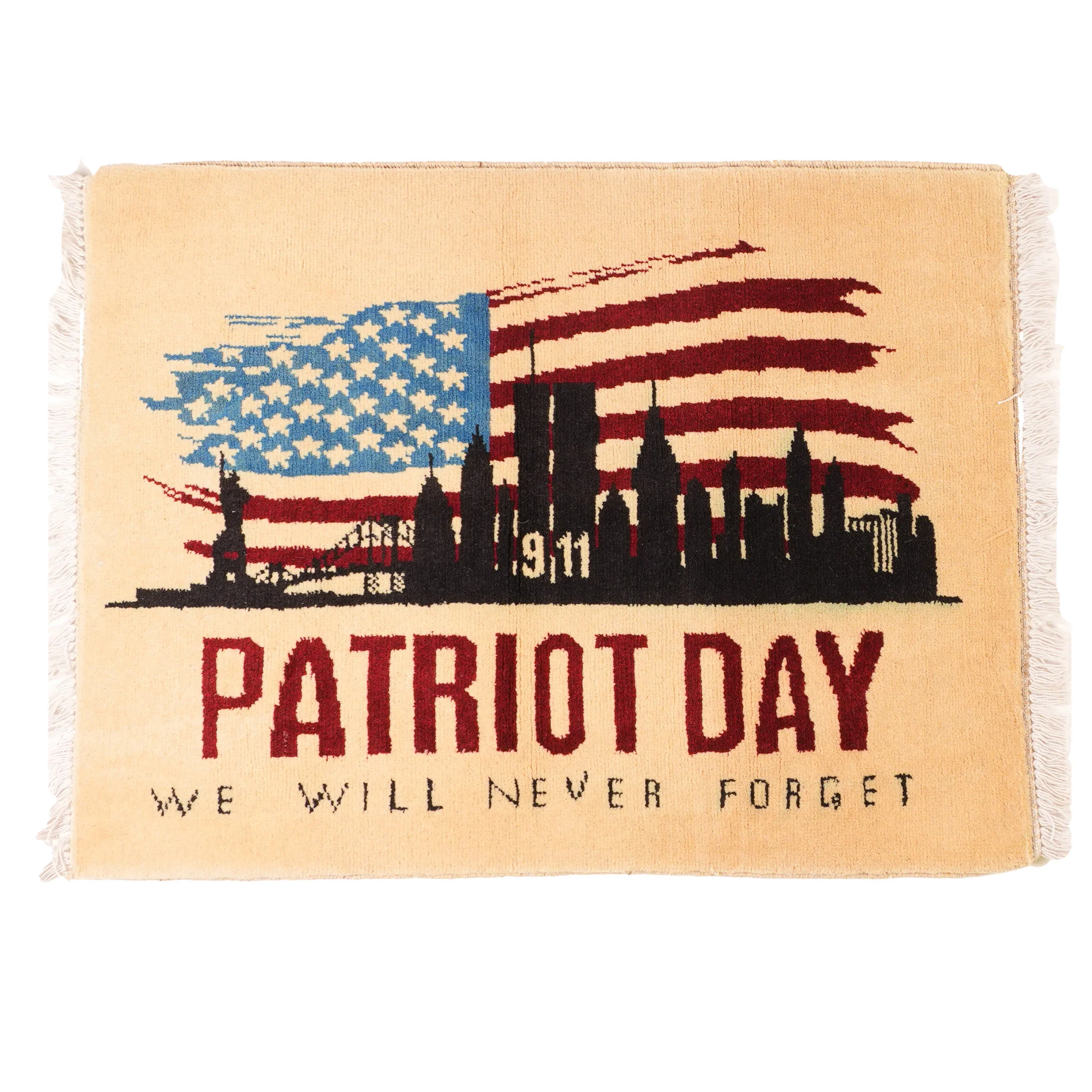 Large "PATRIOTDAY" 9/11 Remembrance Rug - Image 5