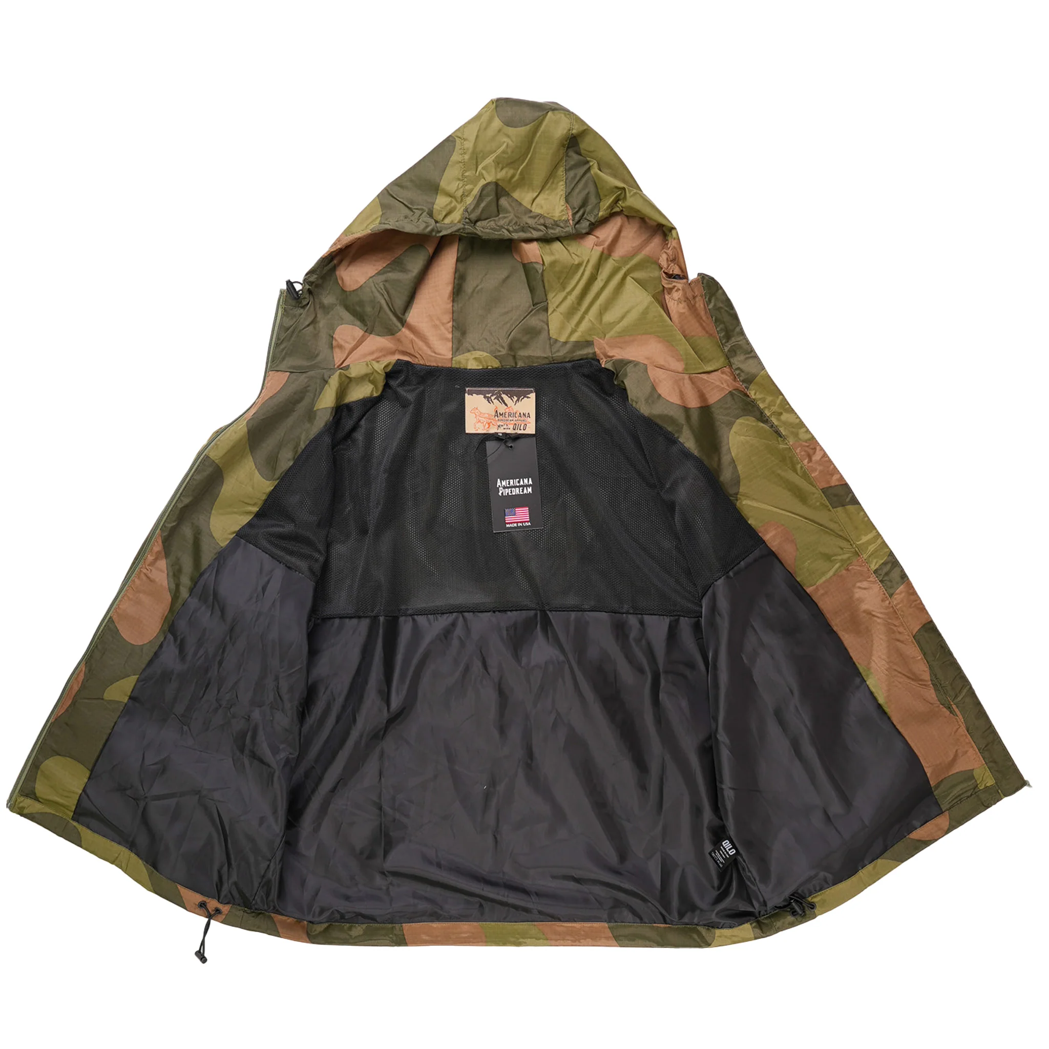 QILO x AP Retro Windbreaker in Norwegian Woodland - Image 9