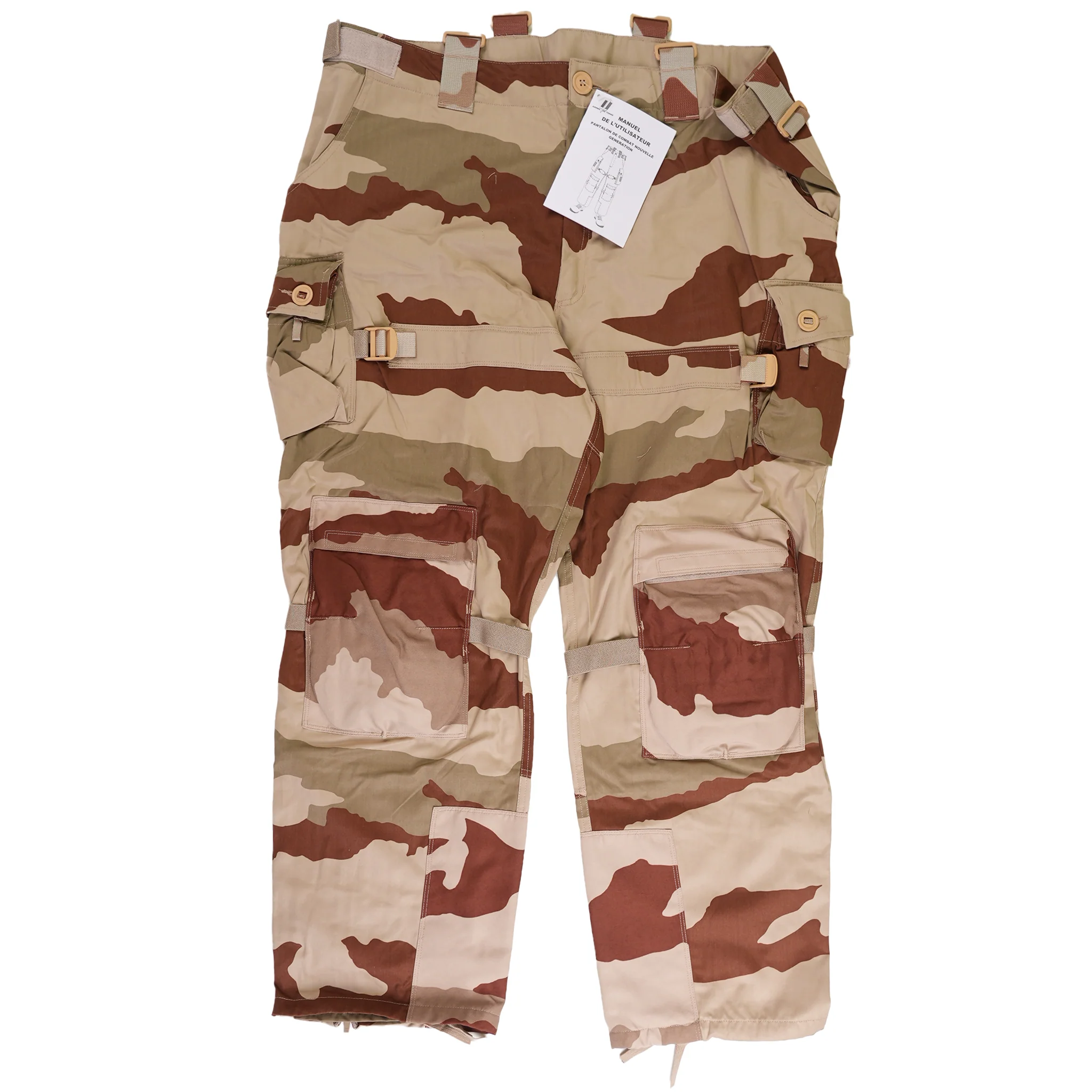 Unissued French Army Desert Combat Pants w/Kneepads - Image 2