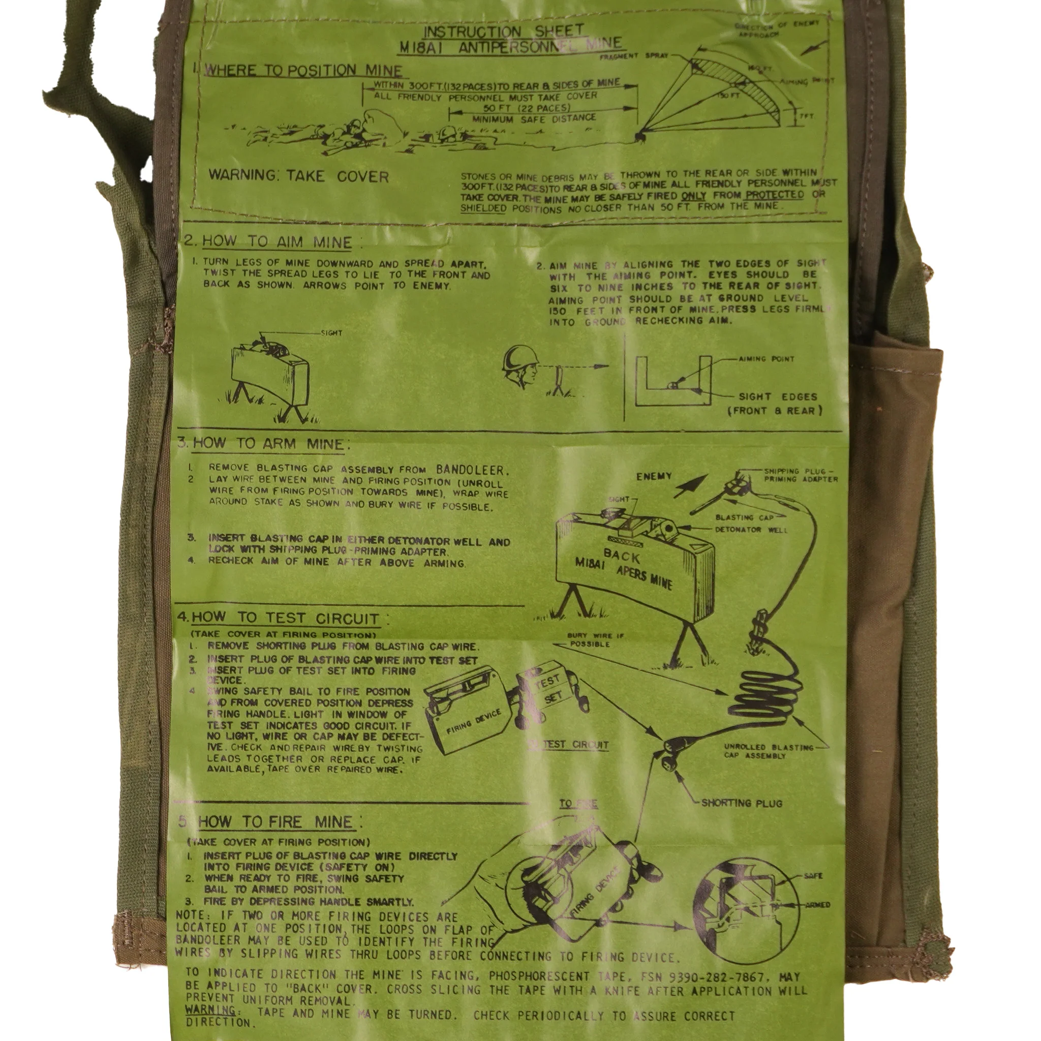 Unissued M18A1 Claymore Bag - Image 3