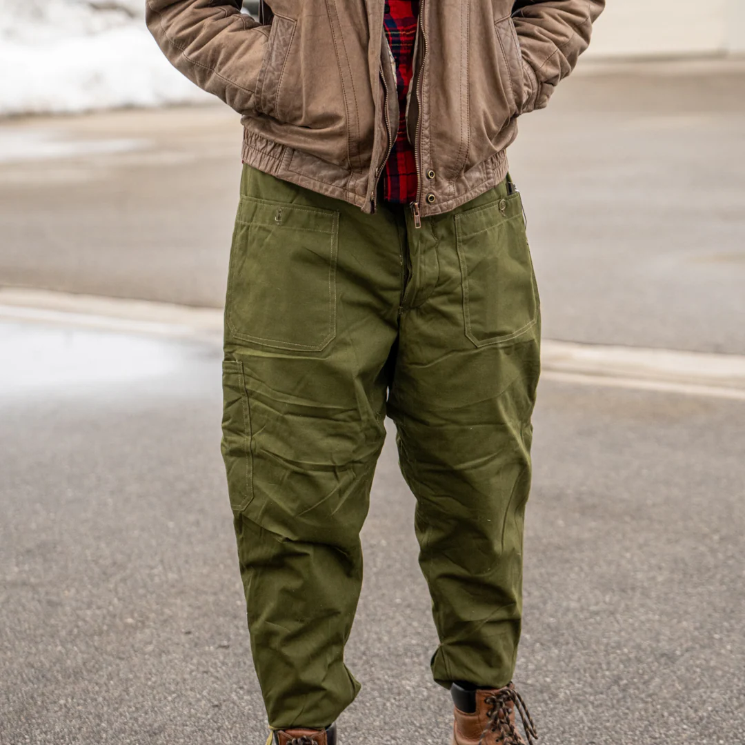 Issued Romanian OD Green Work Pants w/Liner - Image 3
