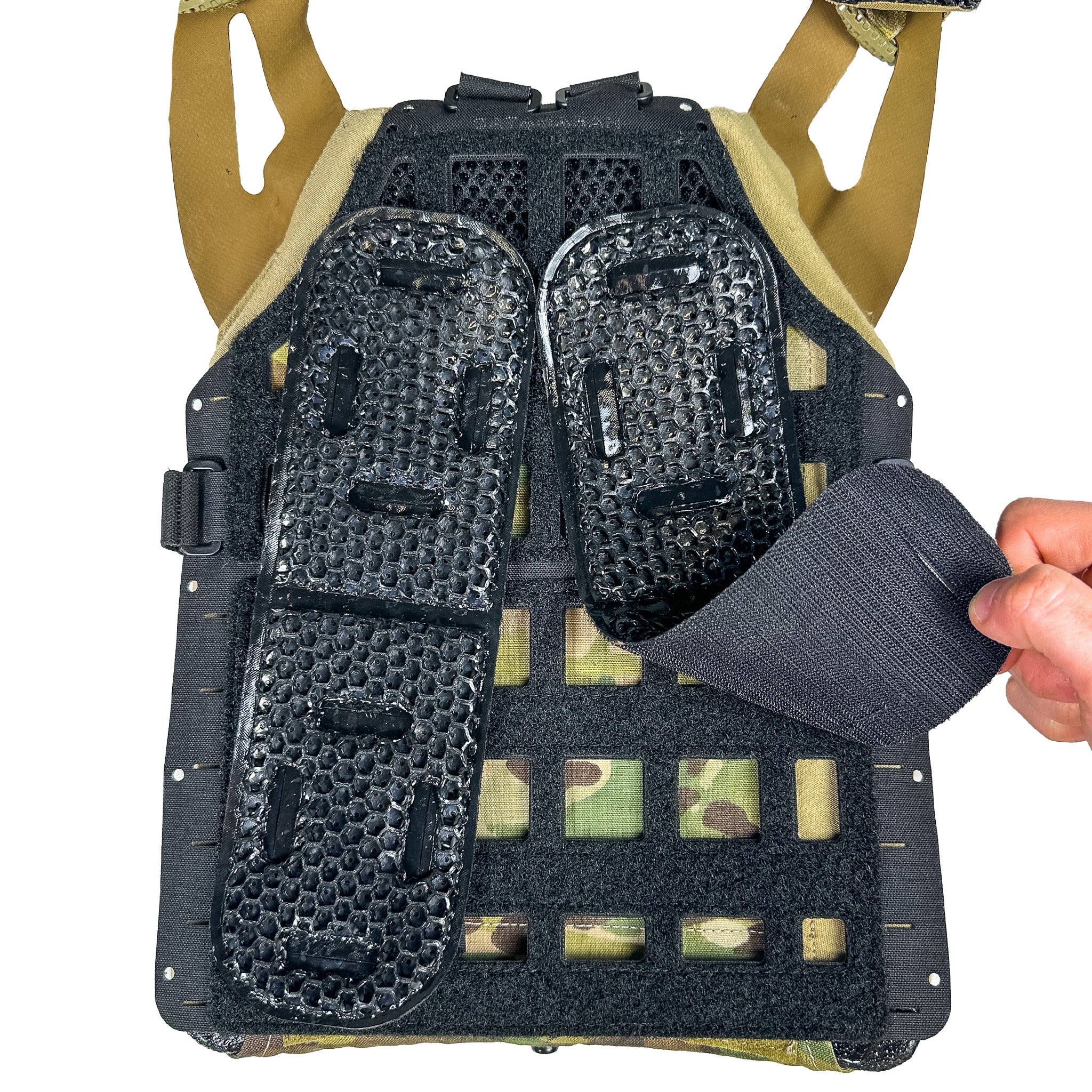 Universal Plate Carrier Ventilation Upgrade Kit - (FITS ANY PLATE CARRIER/BODY ARMOR, including USMC PC Gen III, US ARMY MSV, Crye JPC, CPC, SPC, FCPC v5, etc.) - Image 10