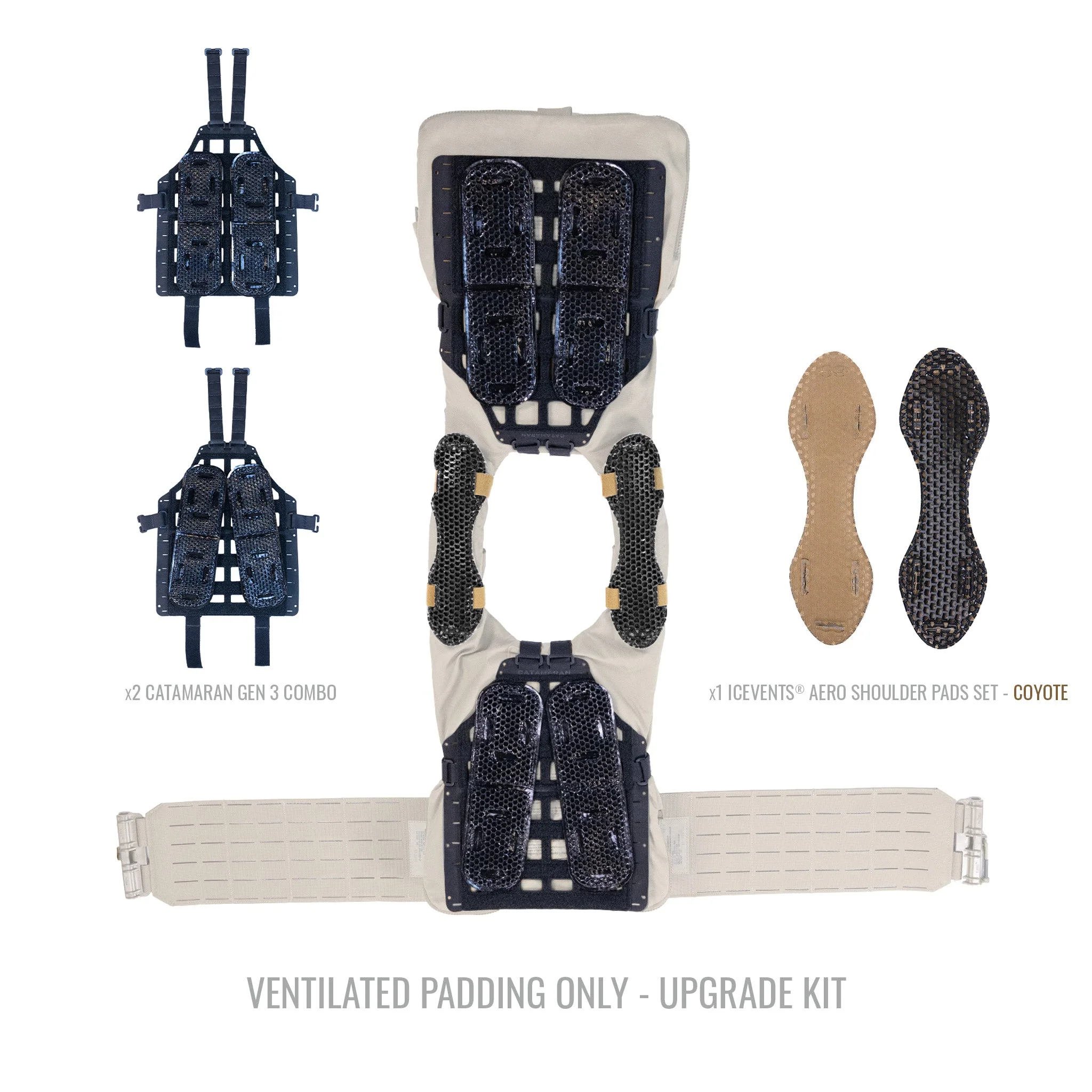 Universal Plate Carrier Ventilation Upgrade Kit - (FITS ANY PLATE CARRIER/BODY ARMOR, including USMC PC Gen III, US ARMY MSV, Crye JPC, CPC, SPC, FCPC v5, etc.) - Image 5