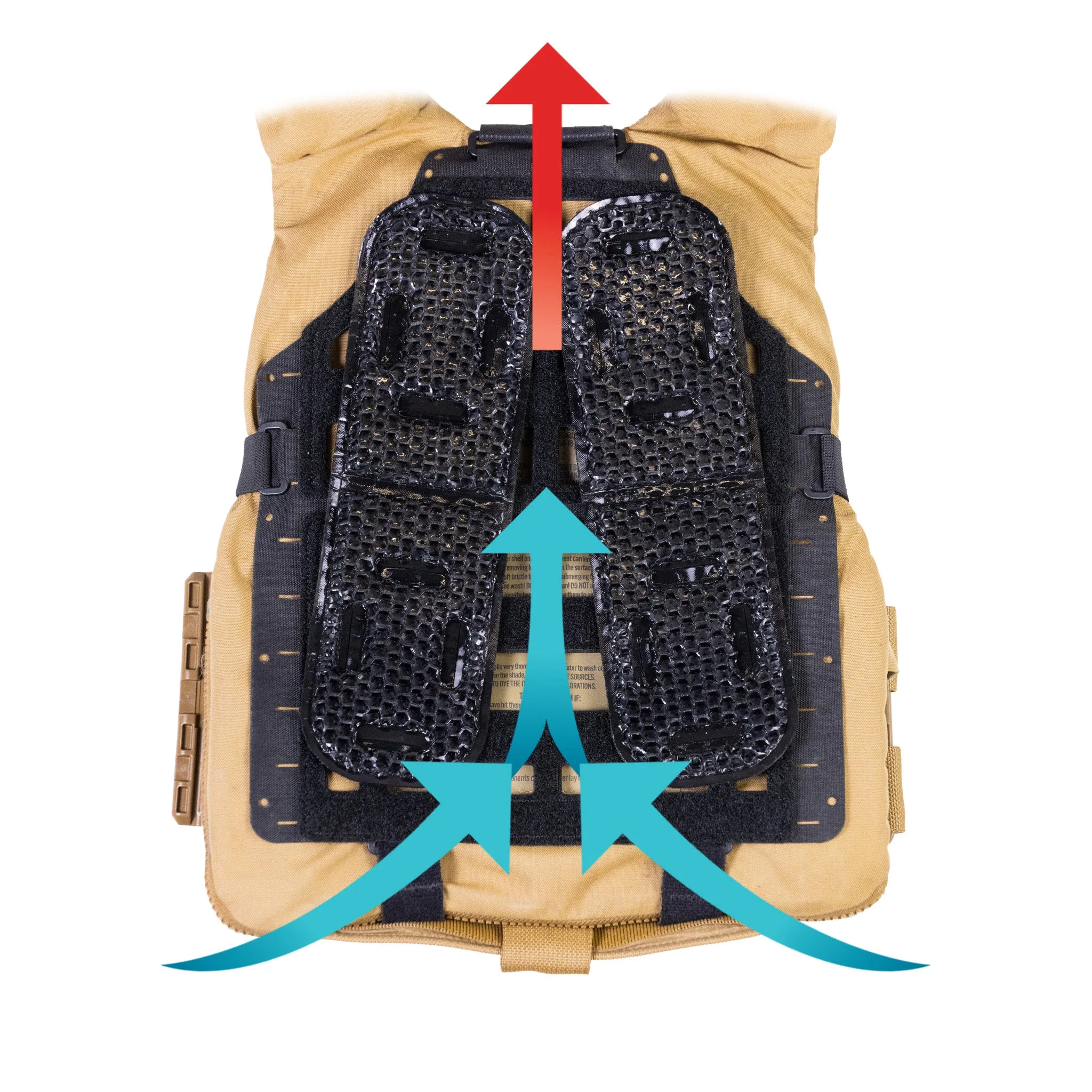 Universal Plate Carrier Ventilation Upgrade Kit - (FITS ANY PLATE CARRIER/BODY ARMOR, including USMC PC Gen III, US ARMY MSV, Crye JPC, CPC, SPC, FCPC v5, etc.) - Image 8