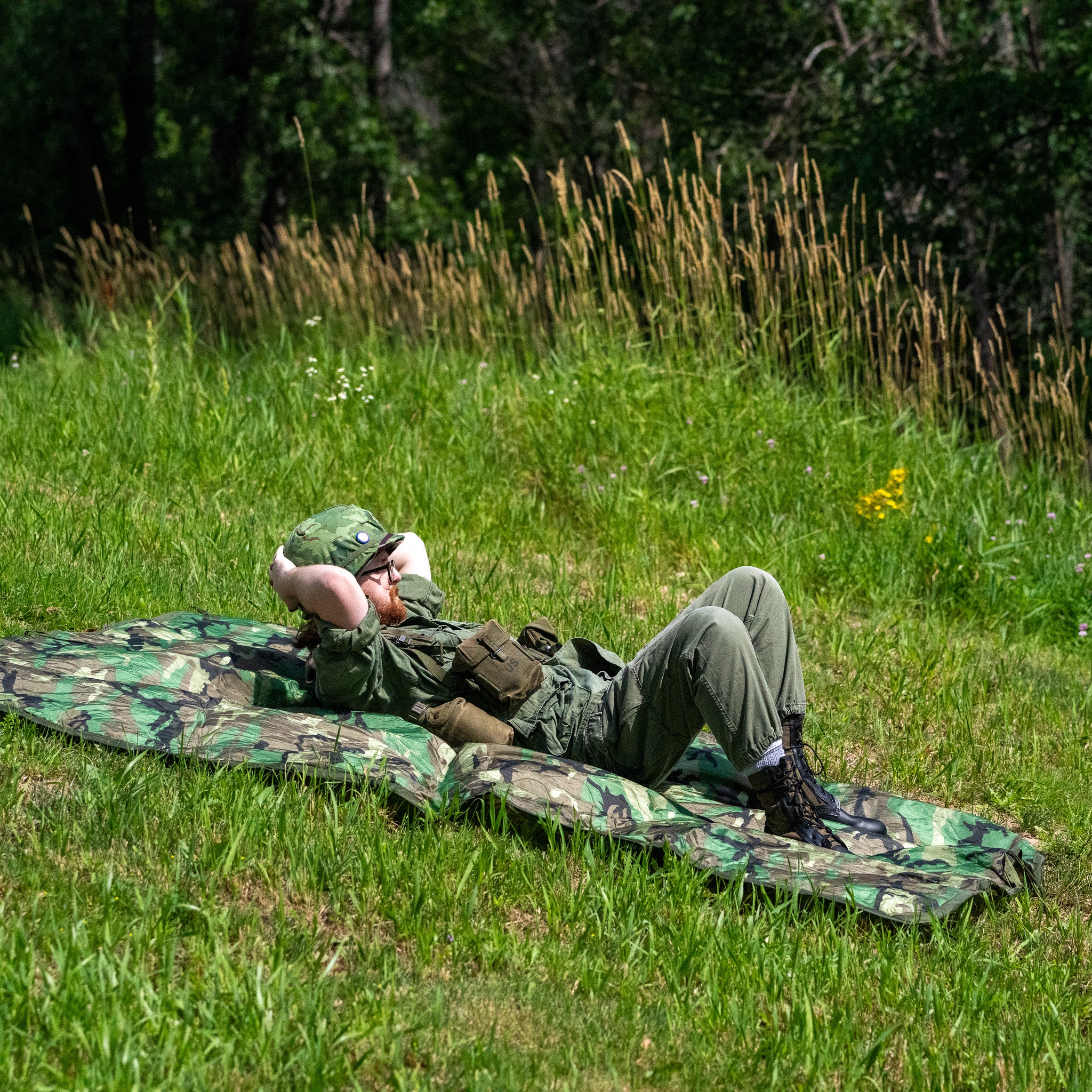 Unissued USGI M81 Woodland Poncho Liner/Woobie - Image 4