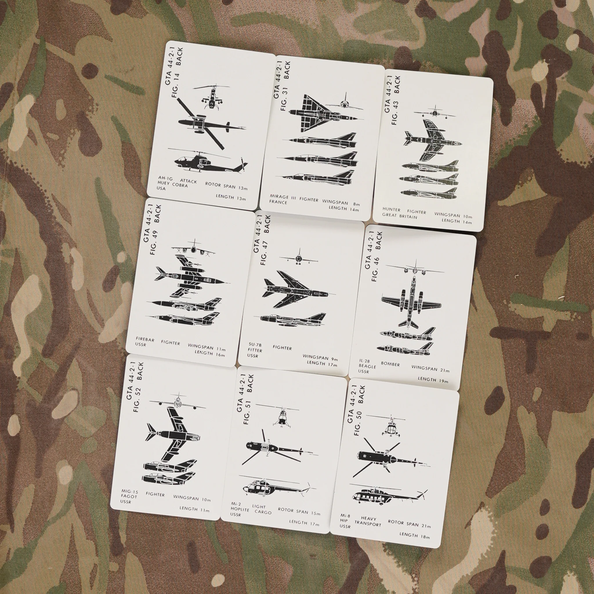 Vintage Aircraft Recognition Card Deck - Image 11