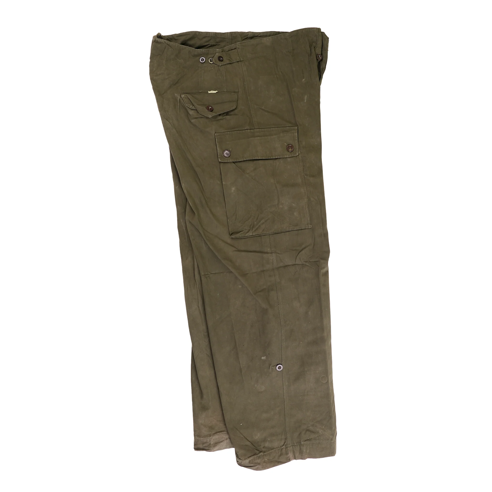 Vintage Dutch Canvas Fatigue Pants - Image 4