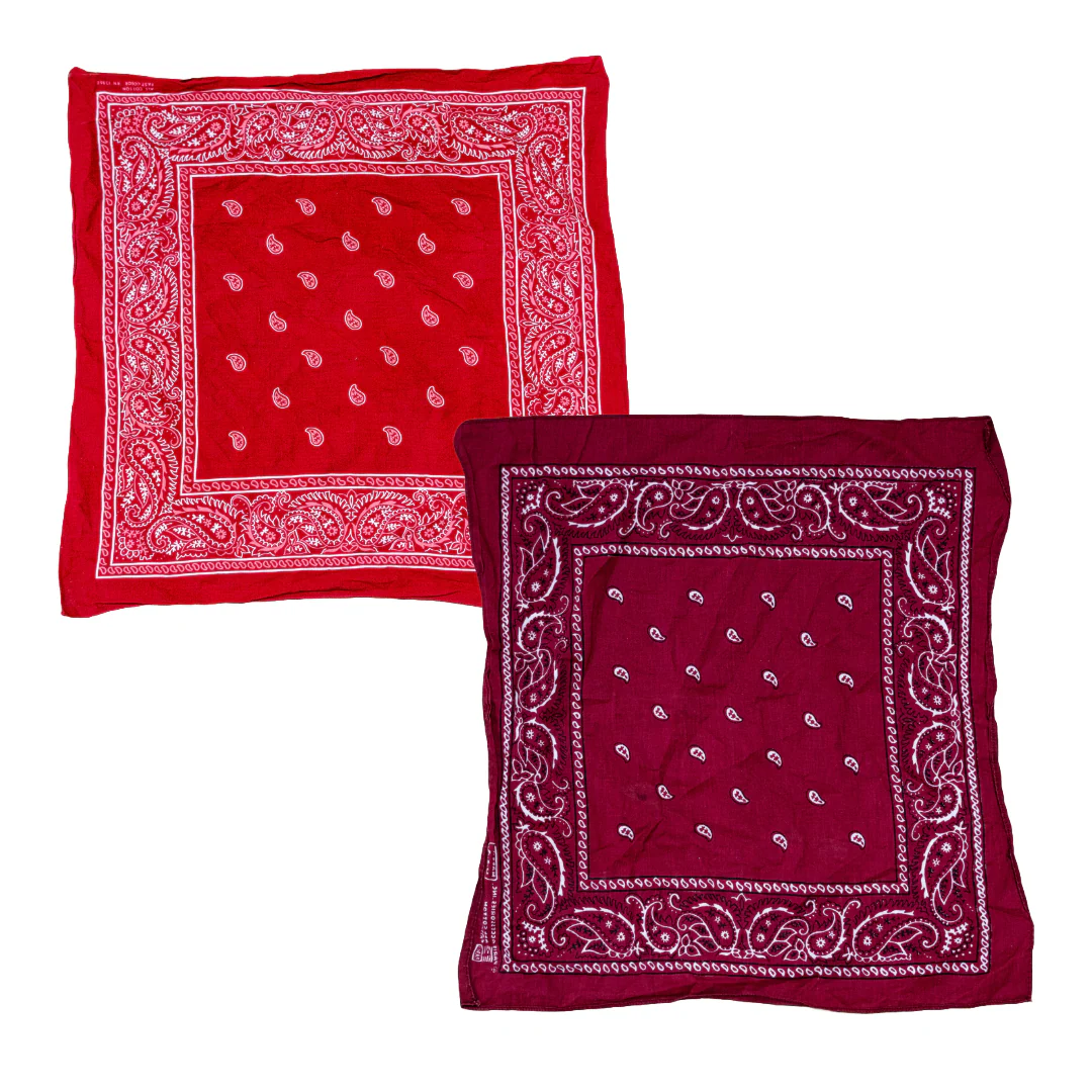 Vintage USA-Made Paisley Bandana - Image 12
